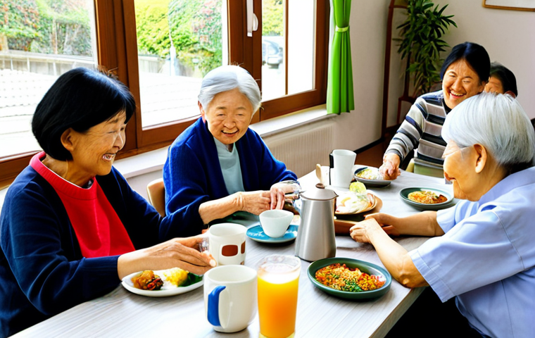 치매관리사 실습 현장 경험 - **Image Prompt 1: Gentle Connection through Shared Moments**
    A heartwarming and serene indoor sc...