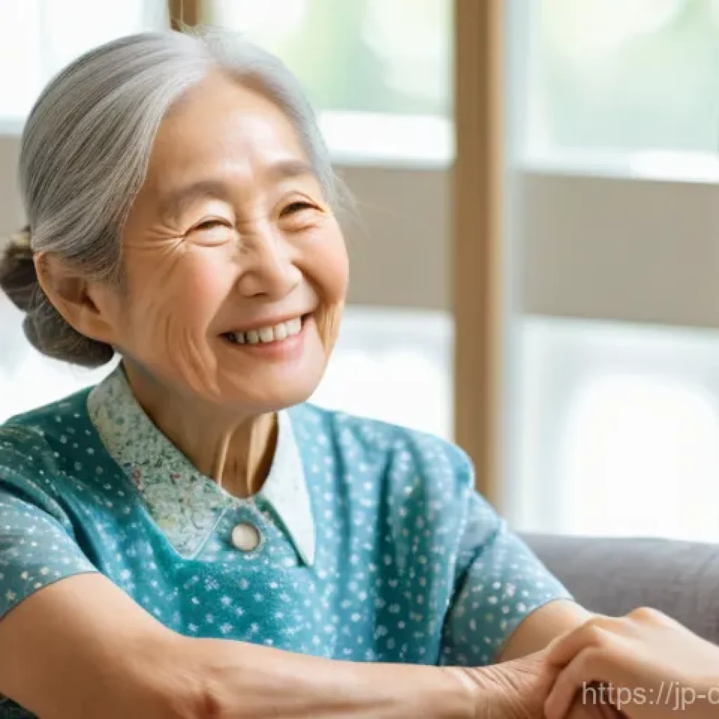 치매관리사 자격증 시험 합격률 통계 - A compassionate Japanese female Dementia Care Specialist (認知症ケア専門士) in a clean, professional uniform...